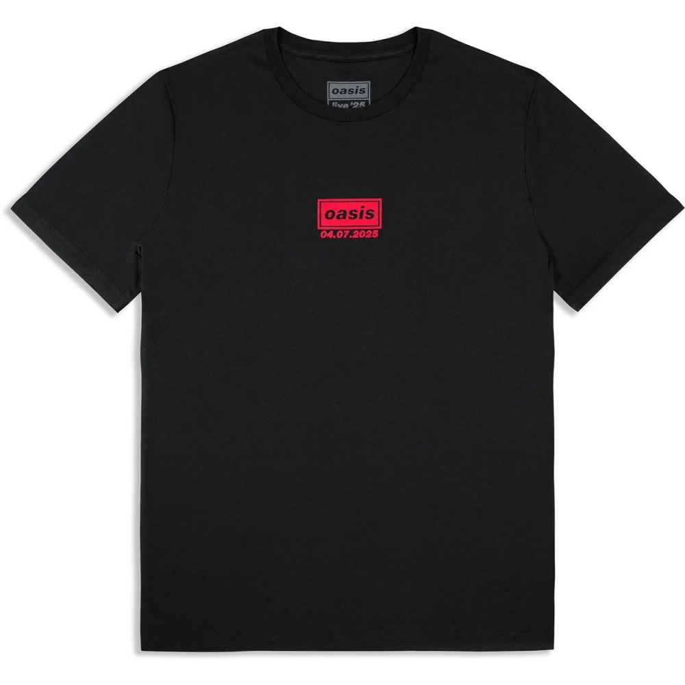 Oasis - Cardiff 4th July Event Herren TShirt - Schwarz